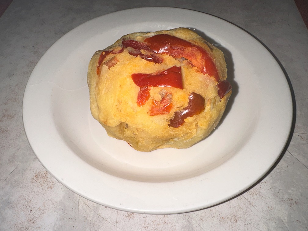 Peppers and Onion Knish